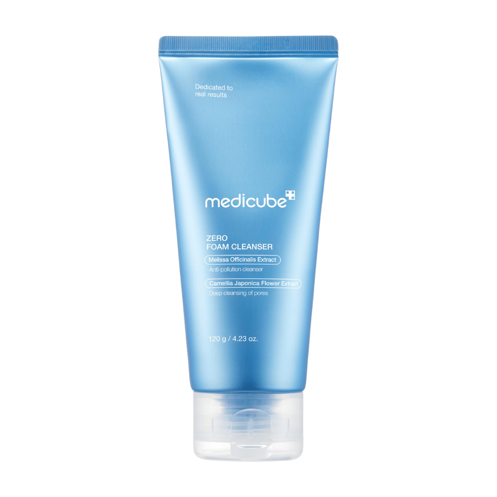 Medicube Zero Foam Cleanser – Dyptrensende ansiktsrens for en frisk og balansert hud.

🌿 Melissa Officinalis-ekstrakt – Beskytter huden mot forurensninger.
🌸 Camellia Japonica-blomstekstrakt – Renser porene i dybden.