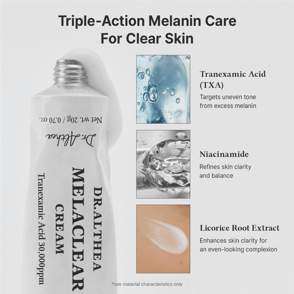 Dr. Althea Melaclear Cream med traneksamsyre, niacinamid og lakrisrotekstrakt