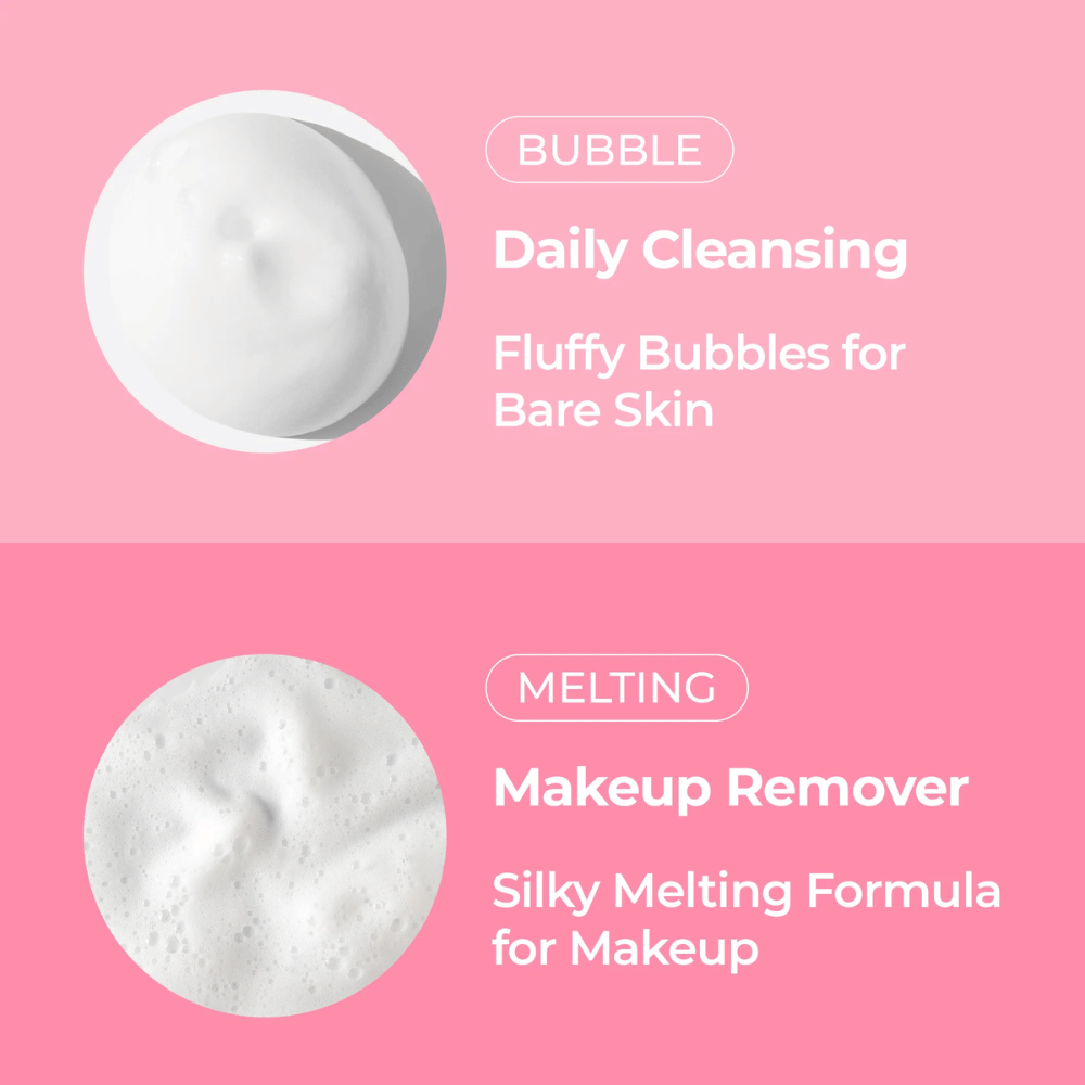 Dr. Melaxin Melting Cleanser med luftig bobleskum for daglig rensing av sensitiv hud