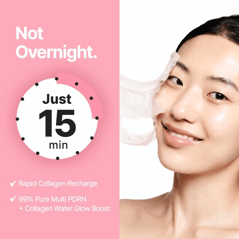 Purito SEOUL Multi PDRN Collagen Real Glow Mask – peel-off-maske som virker på 15 minutter med PDRN og kollagenvann