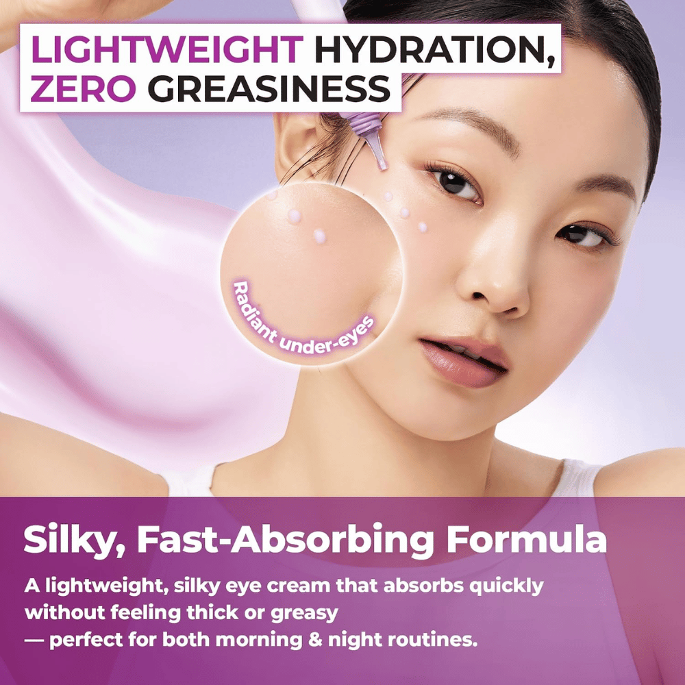 1. Jumiso Niacinamide 5+ Dark Circle Correcting Eye Cream – lett Øyekrem som fukter uten å føles fet