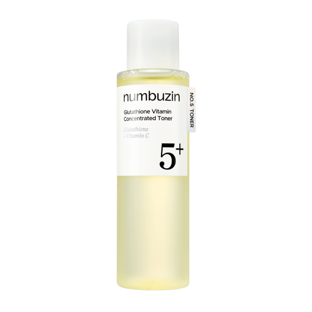 Numbuzin No.5+ Glutathione Vitamin Boosting Essential Toner for jevnere hudtone og økt glød