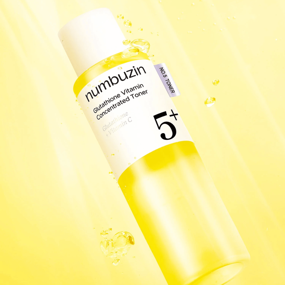 Numbuzin No.5+ Glutathione Vitamin Boosting Essential Toner glødgivende ansiktsvann mot pigmentflekker
