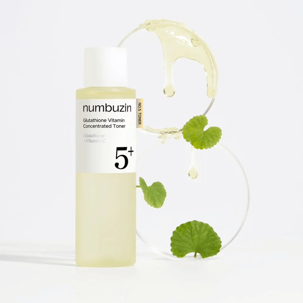 Numbuzin No.5+ Glutathione Vitamin Boosting Essential Toner med glutathion og vitamin C for klarere hud