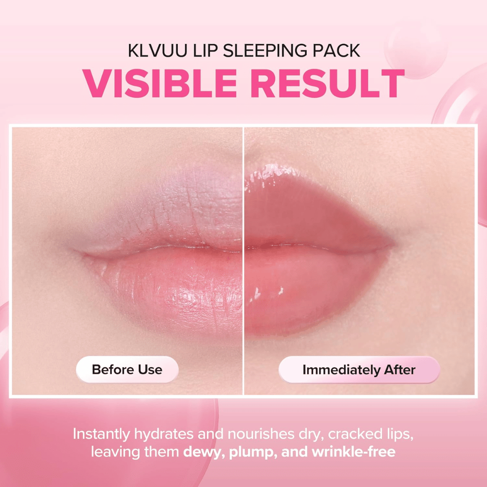 KLAVUU Nourishing Care Lip Sleeping Pack Coconut fukter tørre lepper, forbedrer mykheten og gir et fyldigere, glansfullt resultat.