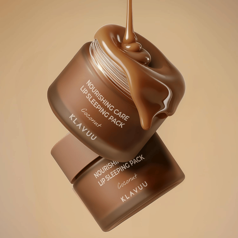 KLAVUU Nourishing Care Lip Sleeping Pack Coconut – fuktgivende nattmaske for leppene med kokos som mykgjør tørre og sprukne lepper.