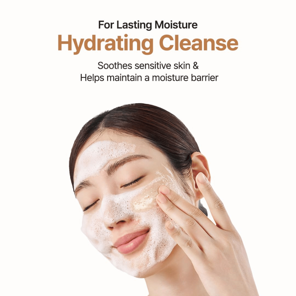 Purito Oat In Gentle Exfoliating Face Cleanser – beroligende og fuktighetsgivende rens med havre for sensitiv og tørr hud