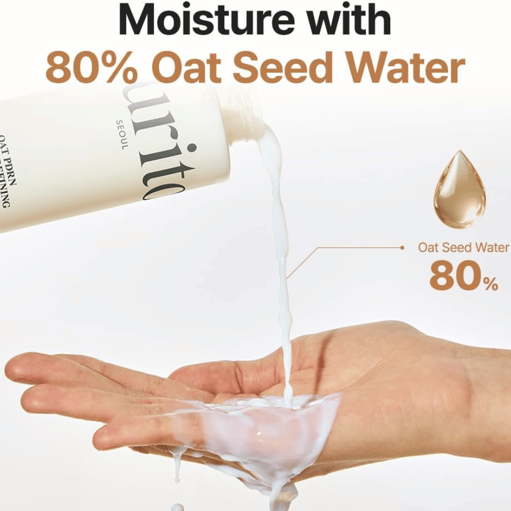 Purito SEOUL Oat PDRN Gentle Refining Toner med 80% oat seed water – fuktighetsgivende og beroligende ansiktsvann for sensitiv og akneutsatt hud