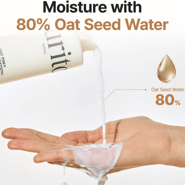 Purito SEOUL Oat PDRN Gentle Refining Toner med 80% oat seed water – fuktighetsgivende og beroligende ansiktsvann for sensitiv og akneutsatt hud