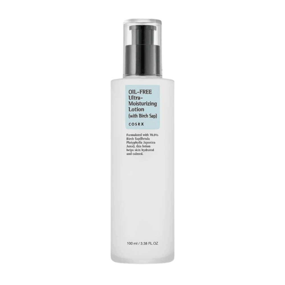 COSRX Oil-Free Ultra-Moisturizing Lotion with Birch Sap 100 ml oljefri ansiktskrem for sensitiv, fet og akneutsatt hud