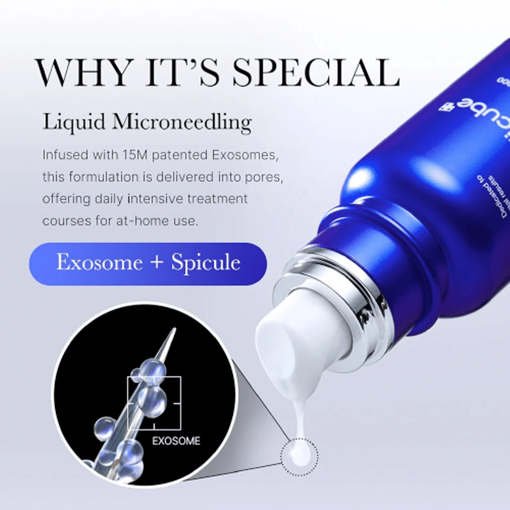 
Medicube One Day Exosome Shot Pore Ampoule 2000 tilbyr "Liquid Microneedling"-teknologi som kombinerer 15M patenterte eksosomer og spikulkomponenter. Produktet trenger dypt inn i porene for intensiv behandling hjemme, fremmer hudfornyelse og forbedrer tekstur.