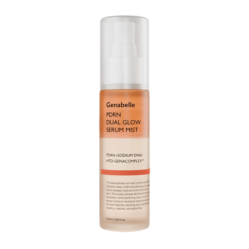 Genabelle PDRN Dual Glow Serum Mist 100 ml produktbilde mot hvit bakgrunn