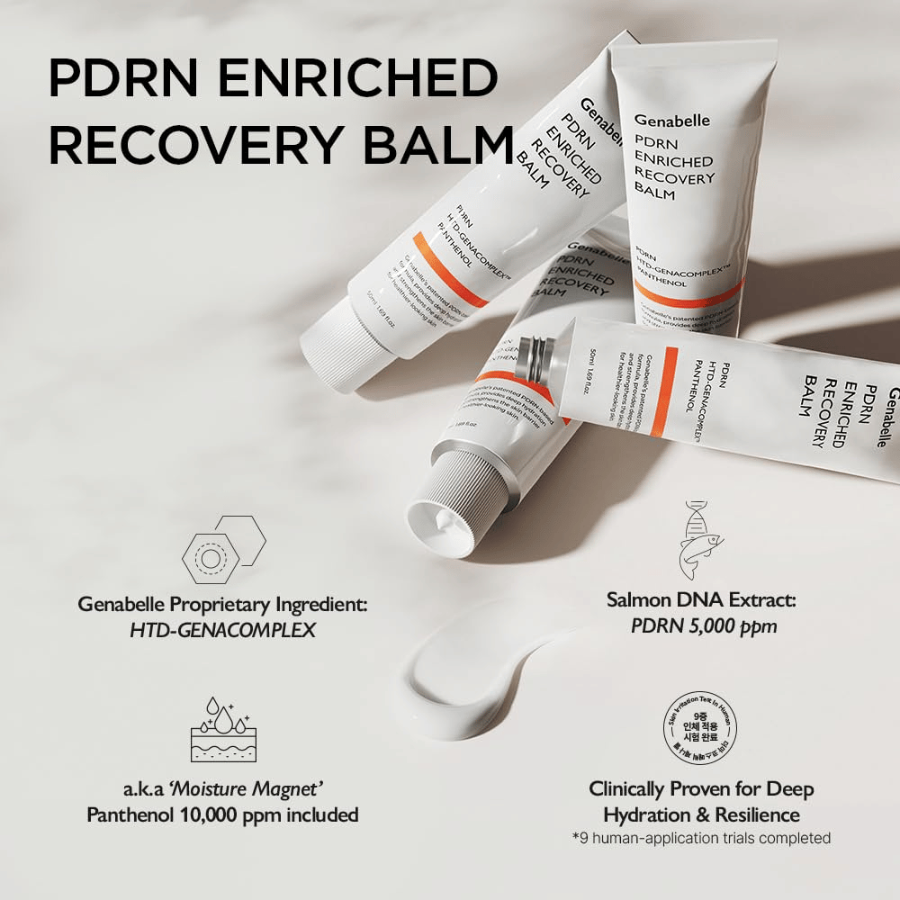 Genabelle PDRN Enriched Recovery Balm med PDRN, panthenol og HTD-GENACOMPLEX