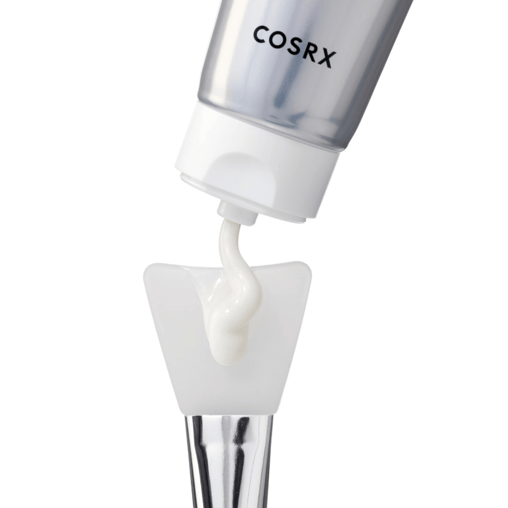 COSRX PDRN EXOSOME Skinplaning Glaze Mask med kremet tekstur som gir glød, fukter huden og forbedrer hudens struktur.