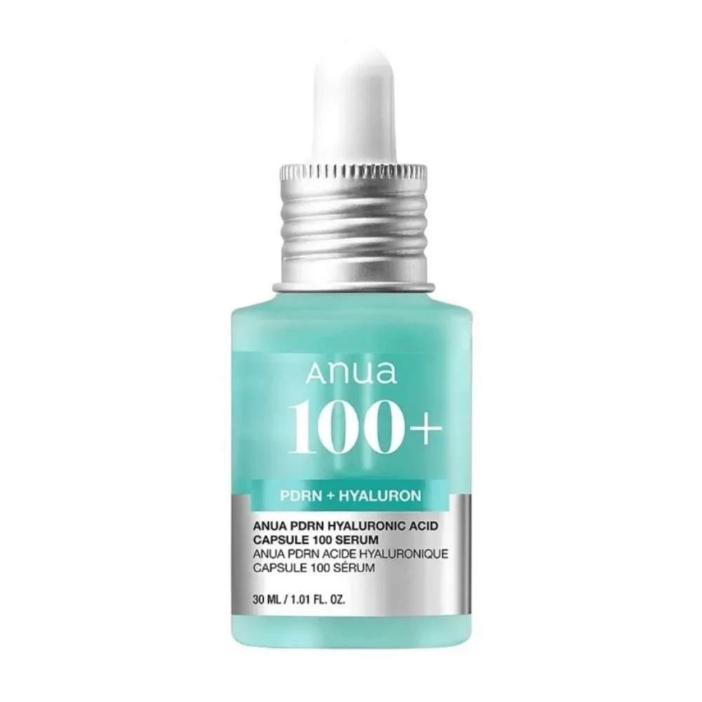 Anua PDRN Hyaluronic Acid Capsule 100 Serum fukter dypt og styrker hudens elastisitet ved hjelp av PDRN og hyaluronsyre. Perfekt for å gi huden et friskt og ungdommelig utseende. Passer for alle hudtyper!