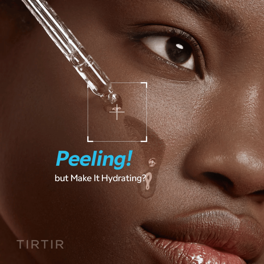 TIRTIR PHA 15% Serum – fuktgivende eksfoliering med pipette påført huden