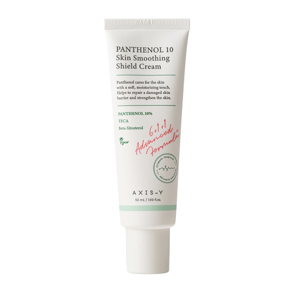AXIS-Y Panthenol 10 Skin Smoothing Shield Cream 50 ml produktbilde mot hvit bakgrunn