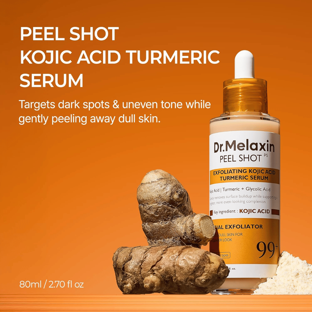 Dr Melaxin Peel Shot serum med niacinamid som styrker hudbarrieren og gir en jevnere og klarere hudtone