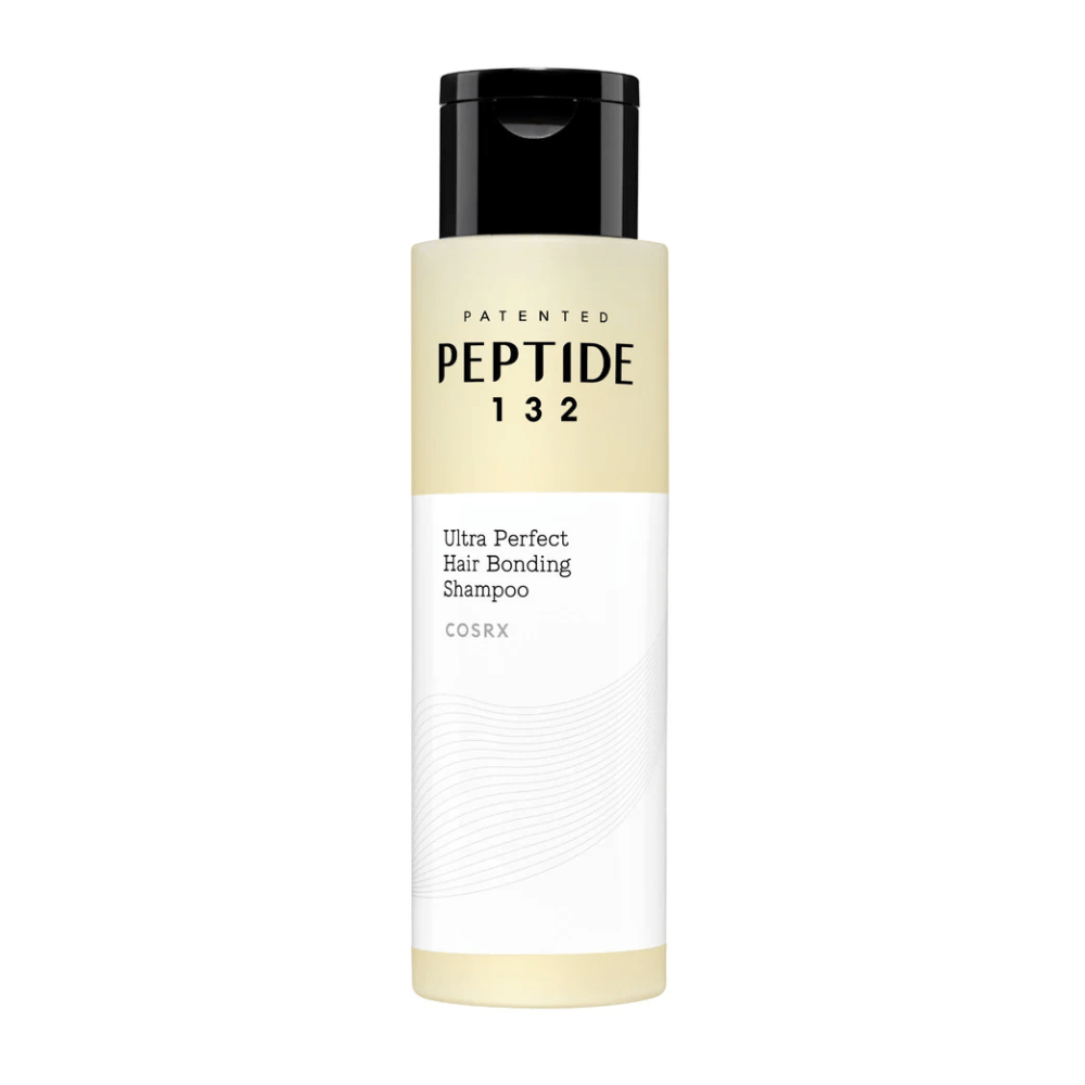 Produktbilde av COSRX Peptide 132 Ultra Perfect Hair Bonding Shampoo – styrkende og reparerende sjampo med peptider for mykt og glansfullt hår.