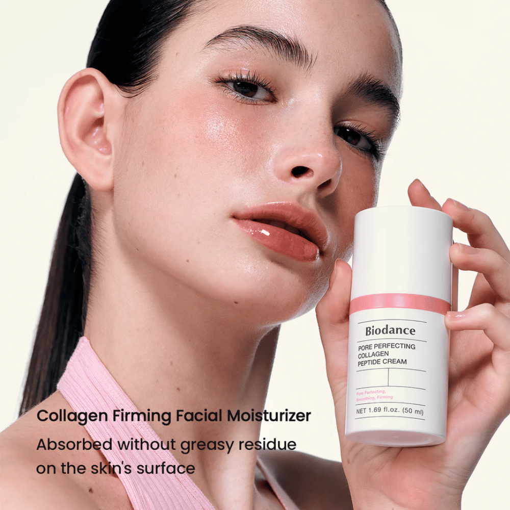 Biodance Pore Perfecting Collagen Peptide Cream 50 ml – collagen firming moisturizer som absorberes uten klissete finish