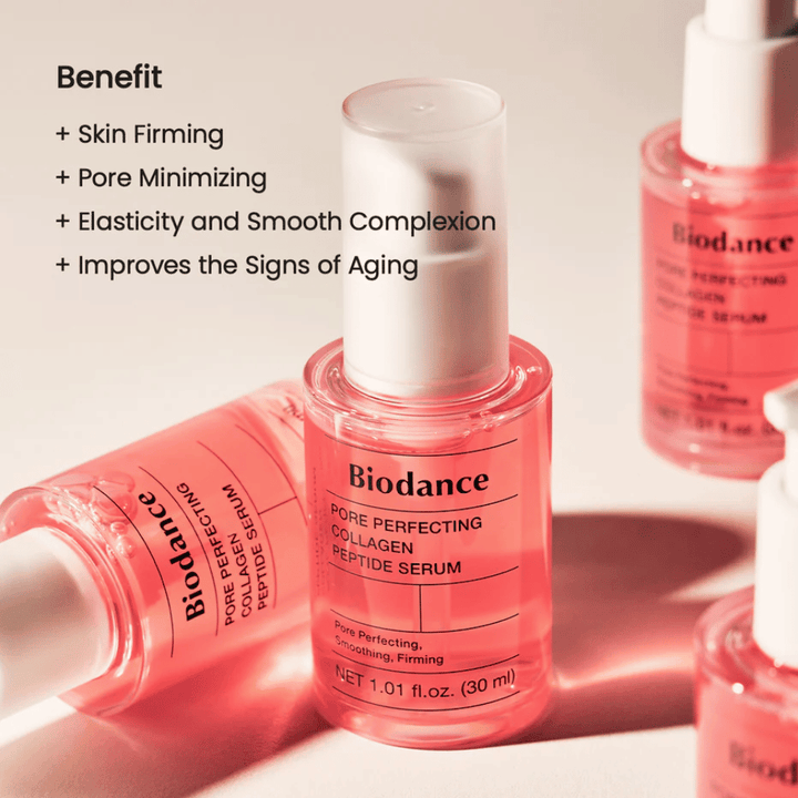 Biodance Pore Perfecting Collagen Peptide Serum 30 ml – oppstrammende og porereduserende ansiktsserum.