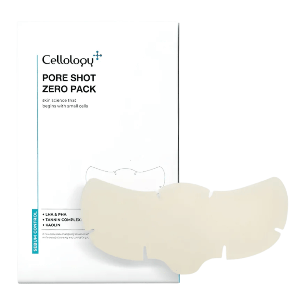 Cellology Pore Shot Zero Pack – poreplaster for målrettet pleie av porer og overflødig talg