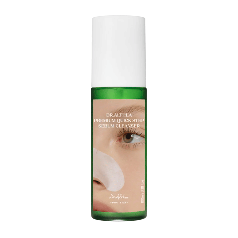 Dr. Althea Premium Quick Step Sebum Cleanser – ansiktsrens som effektivt fjerner talg, hudormer og urenheter uten å tørke ut huden.