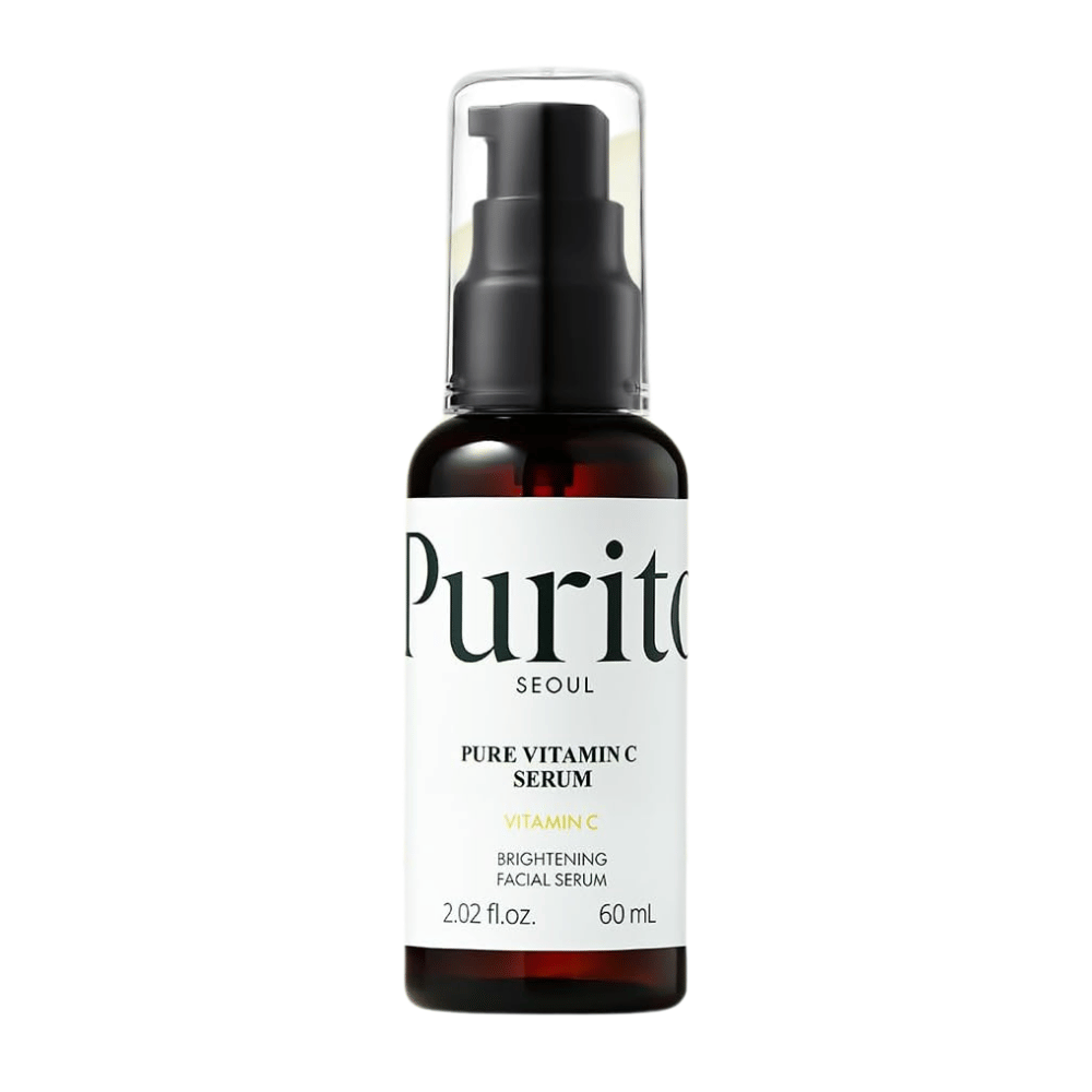Purito SEOUL Pure Vitamin C Serum 60 ml – koreansk C-vitaminserum i mørk pumpeflaske for glød og jevnere hudtone.