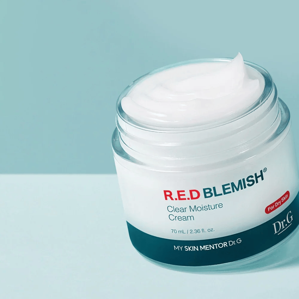 Dr.G R.E.D Blemish Clear Moisture Cream 70 ml – koreansk ansiktskrem for tørr hud.