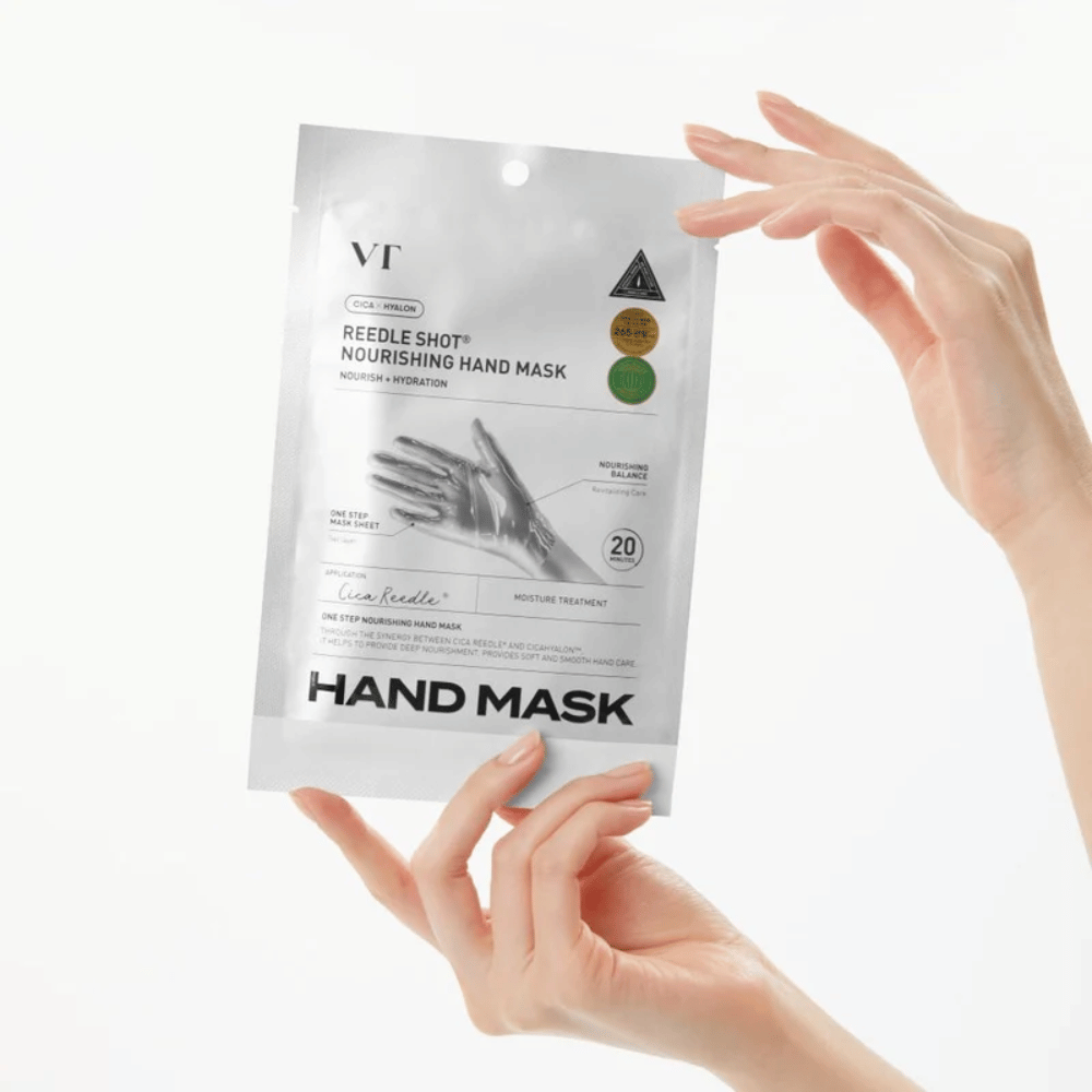 VT Cosmetics Reedle Shot Nourishing Hand Mask fuktgivende håndmaske med CICA og hyaluron for tørre hender