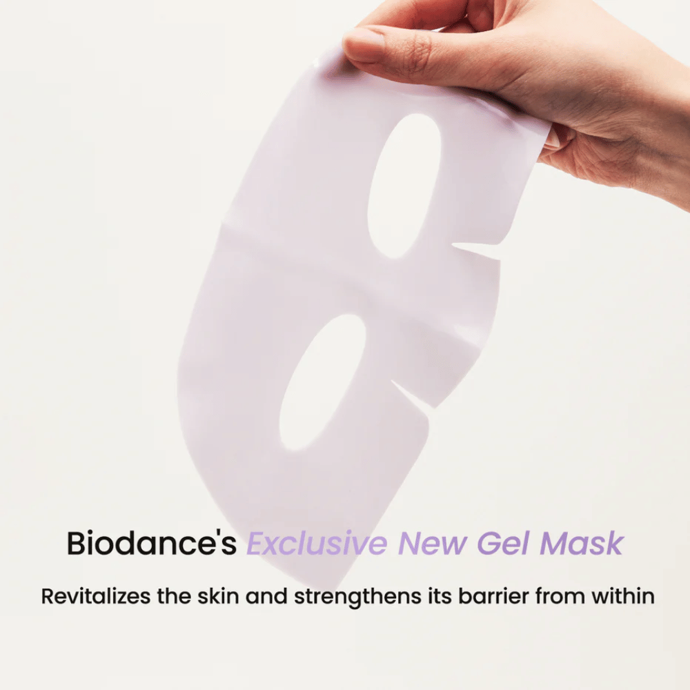 Pakning av Biodance Rejuvenating Caviar PDRN Real Deep Mask med fokus på anti-aldring, hudfornyelse og glød