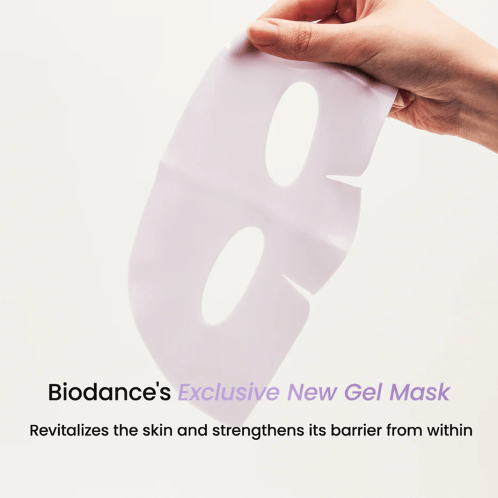 Pakning av Biodance Rejuvenating Caviar PDRN Real Deep Mask med fokus på anti-aldring, hudfornyelse og glød