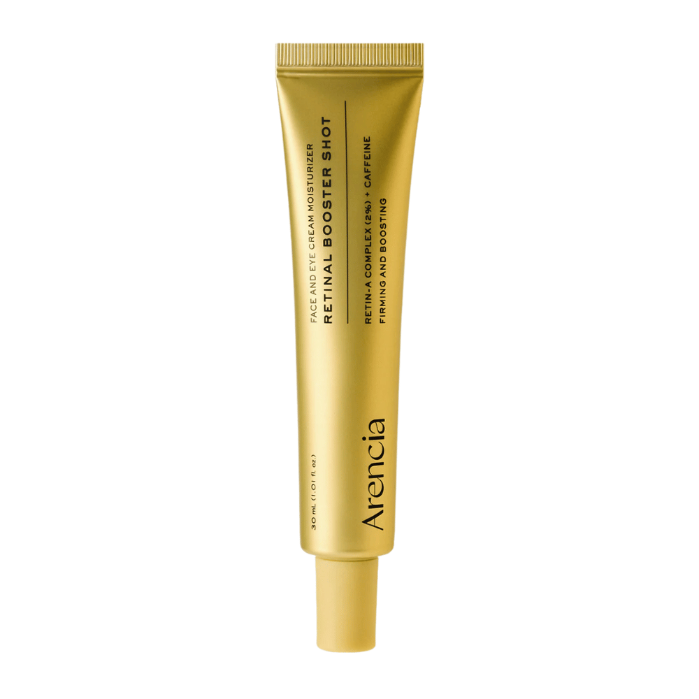 Arencia Retinal Booster Shot i tube, koreansk retinolserum med Retin-A Complex for porforfining, fastere hud og anti-aldringseffekt.