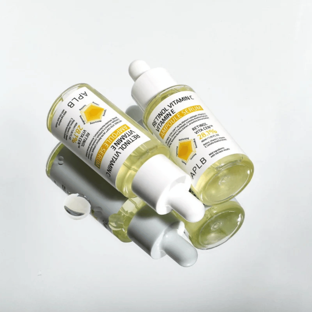 APLB Retinol Vitamin C Vitamin E Ampoule Serum flasker med speileffekt