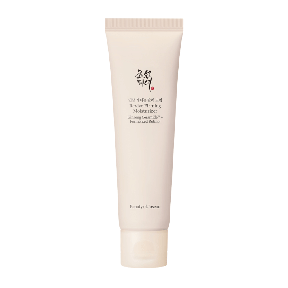 Bilde – frilagt produkt (viktigst)
Beauty of Joseon Revive Firming Moisturizer – ansiktskrem med ginseng og retinol som fukter, styrker huden og motvirker aldringstegn.