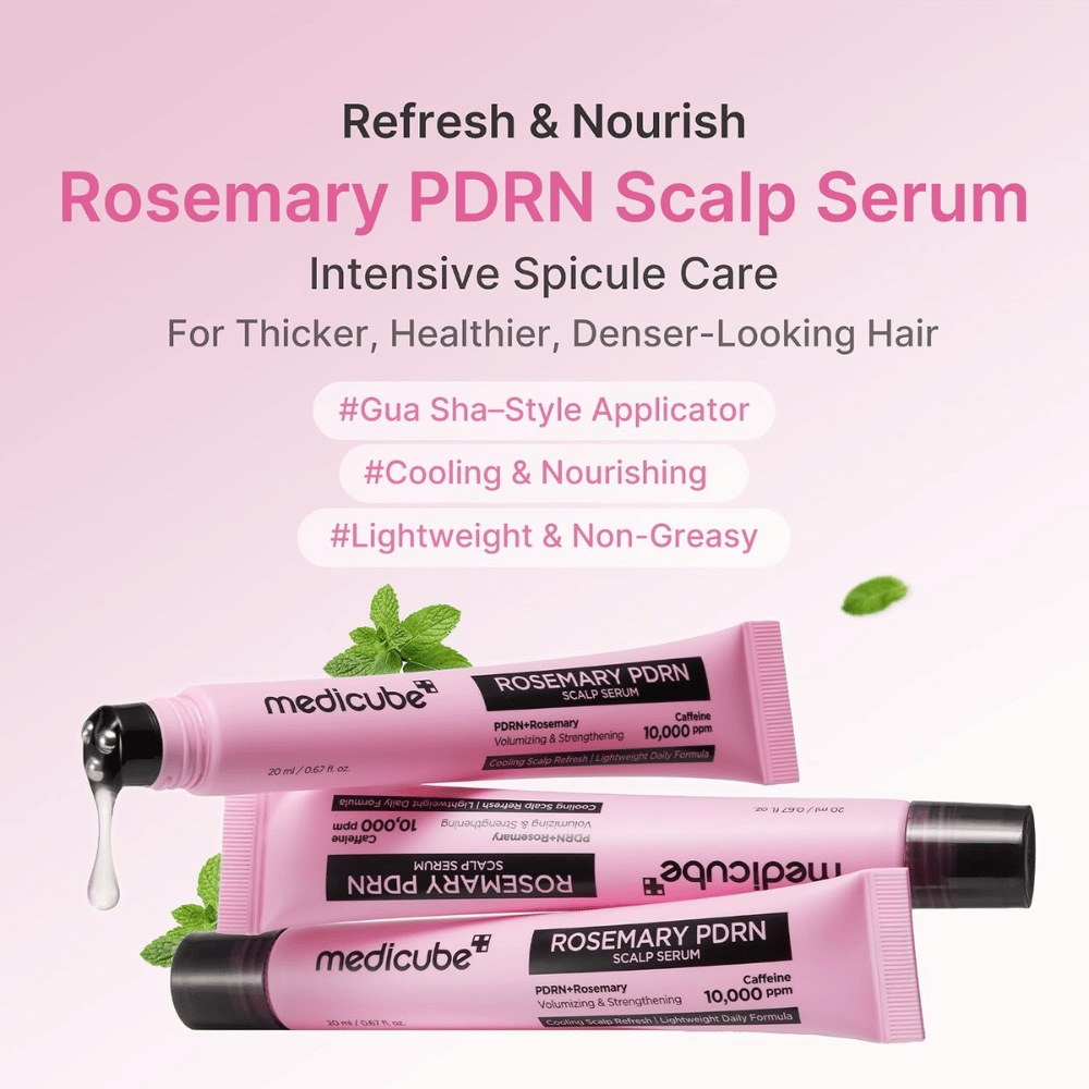 Medicube Rosemary PDRN Scalp Serum – intensiv pleie for hodebunnen og fyldigere hår