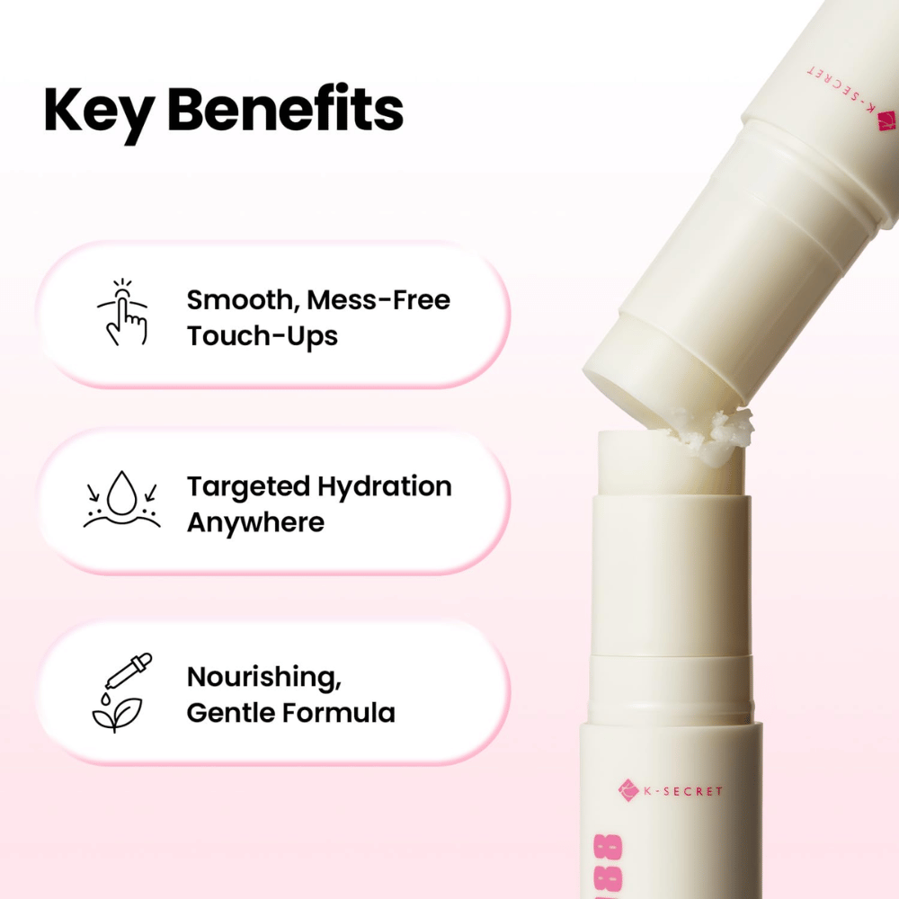 K-SECRET SEOUL 1988 Multi Balm Collagen Complex 7 + Plum – pleiende balmstick for målrettet fuktighet til tørr hud.