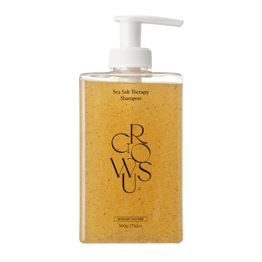 GROWUS Sea Salt Therapy Shampoo 500 ml – eksfolierende sjampo med havsalt for balansert hodebunn