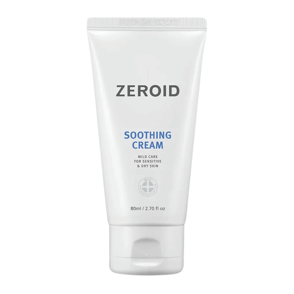 ZEROID Soothing Cream 80 ml fuktighetsgivende ansiktskrem som beroliger og styrker hudens beskyttelsesbarriere