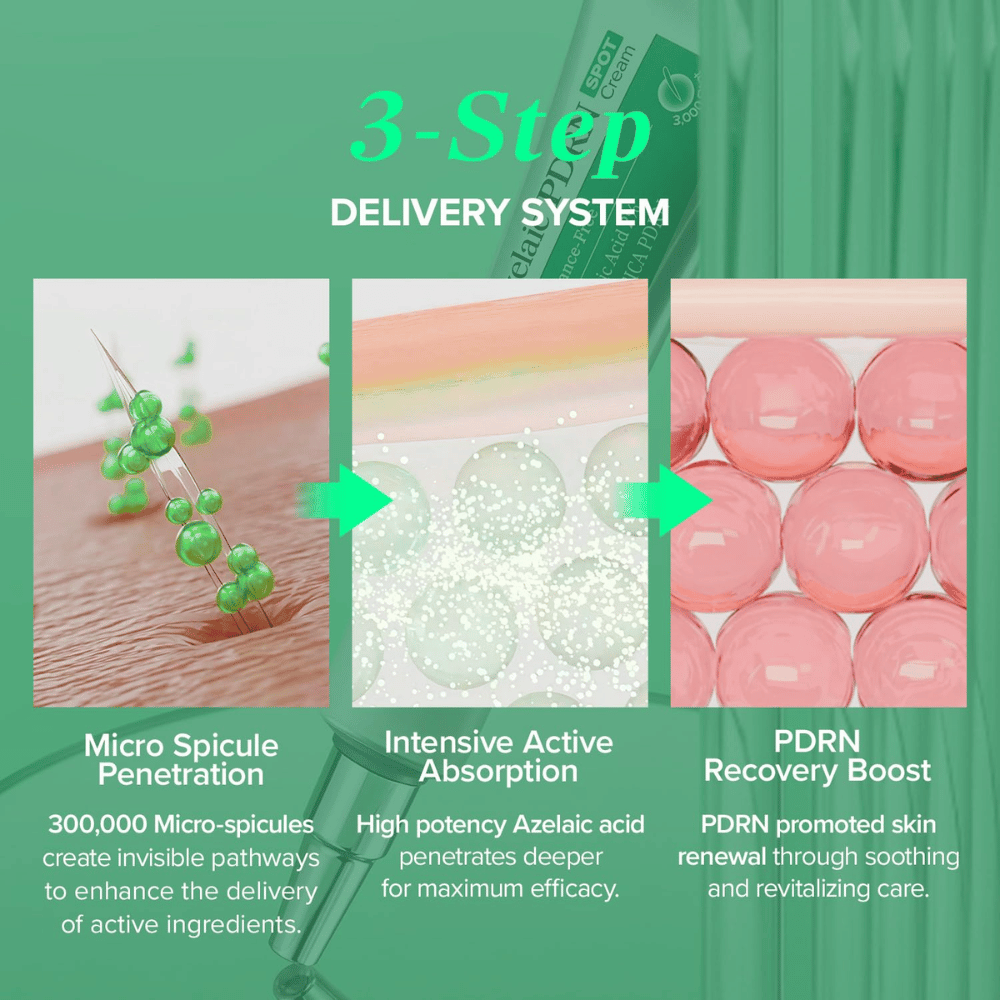 Mary&May Spicule Azelaic PDRN Spot Cream – tretrinnssystem med spikler, azelainsyre og PDRN