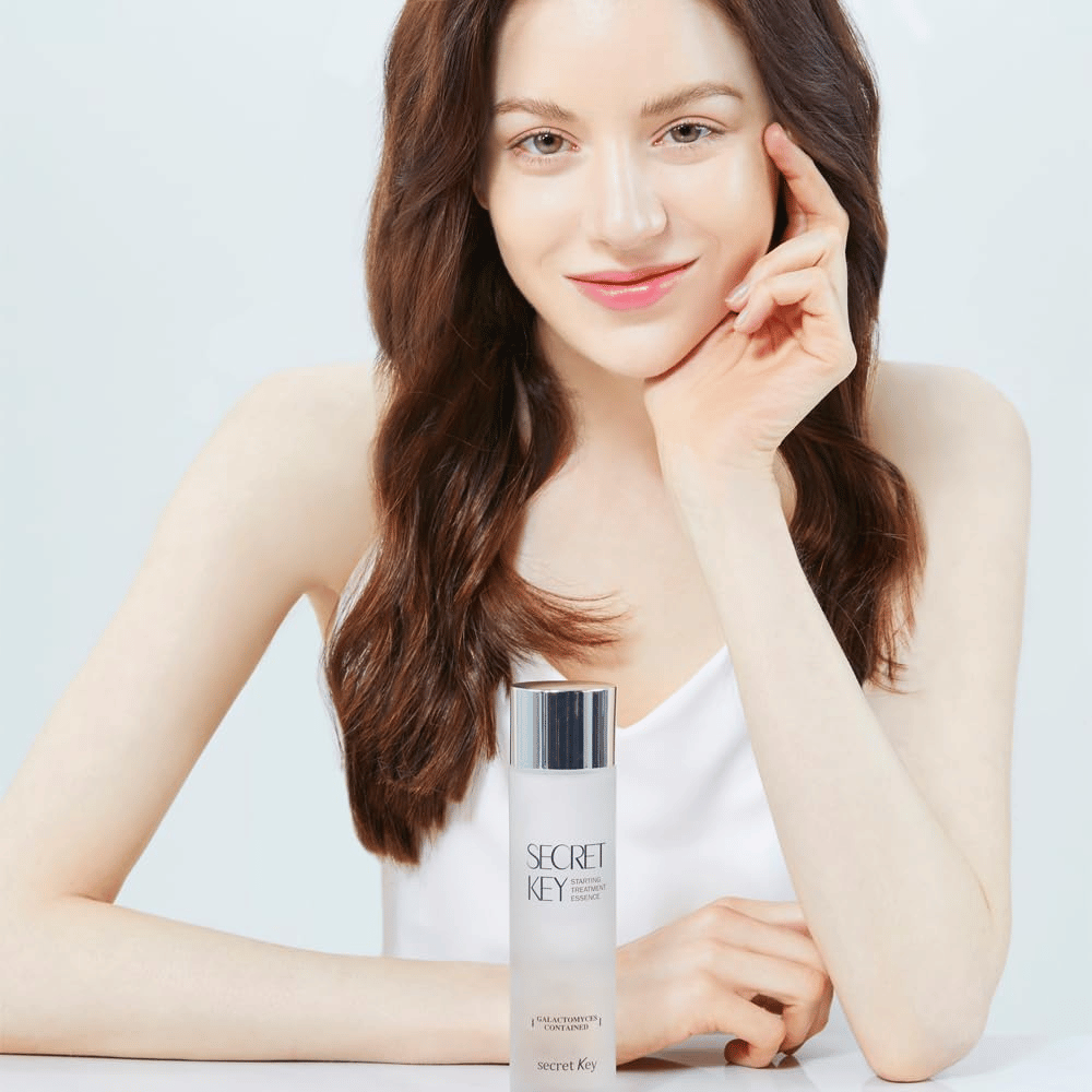 Secret Key Starting Treatment Essence – fuktighetsgivende essence med galactomyces som gir glød og jevner ut hudtonen.