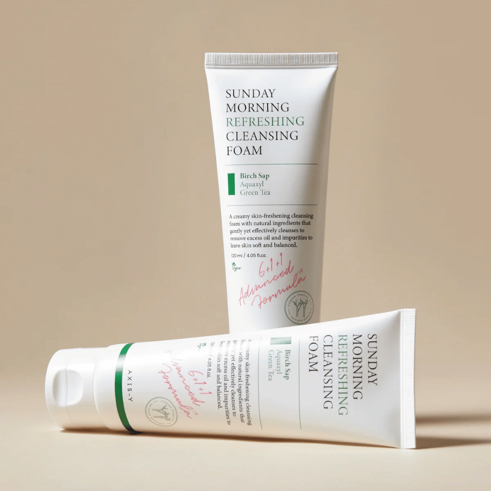 AXIS-Y Sunday Morning Refreshing Cleansing Foam med to produkter og naturlige ingredienser