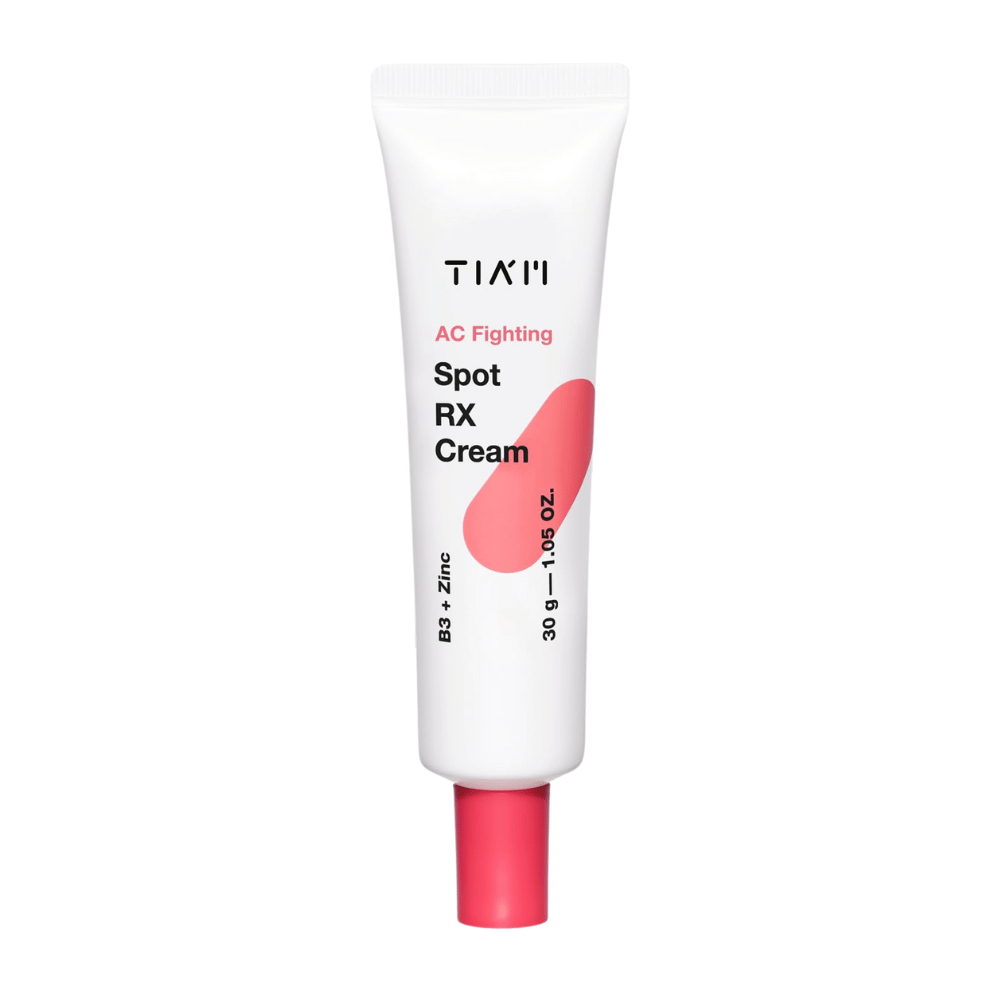 TIA'M AC Fighting Spot RX Cream – punktbehandling med sink og niacinamid for uren hud, reduserer betennelse og rødhet.