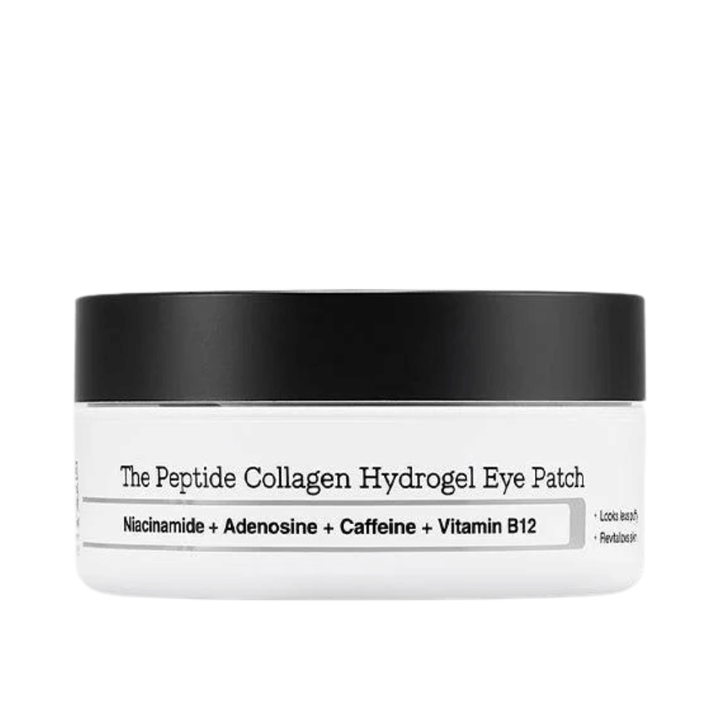 Produktbilde av COSRX Peptide Collagen Hydrogel Eye Patch – øyemaske med peptider og vitamin B12 for glød og fasthet.