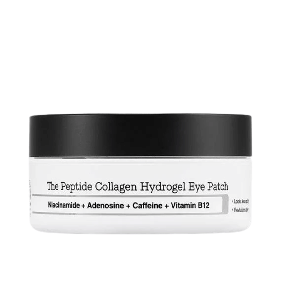 Produktbilde av COSRX Peptide Collagen Hydrogel Eye Patch – øyemaske med peptider og vitamin B12 for glød og fasthet.