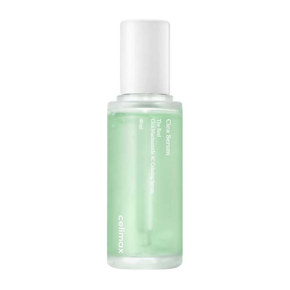 Celimax The Real Cica Niacinamide AC Calming Serum 40 ml produktbilde mot hvit bakgrunn
