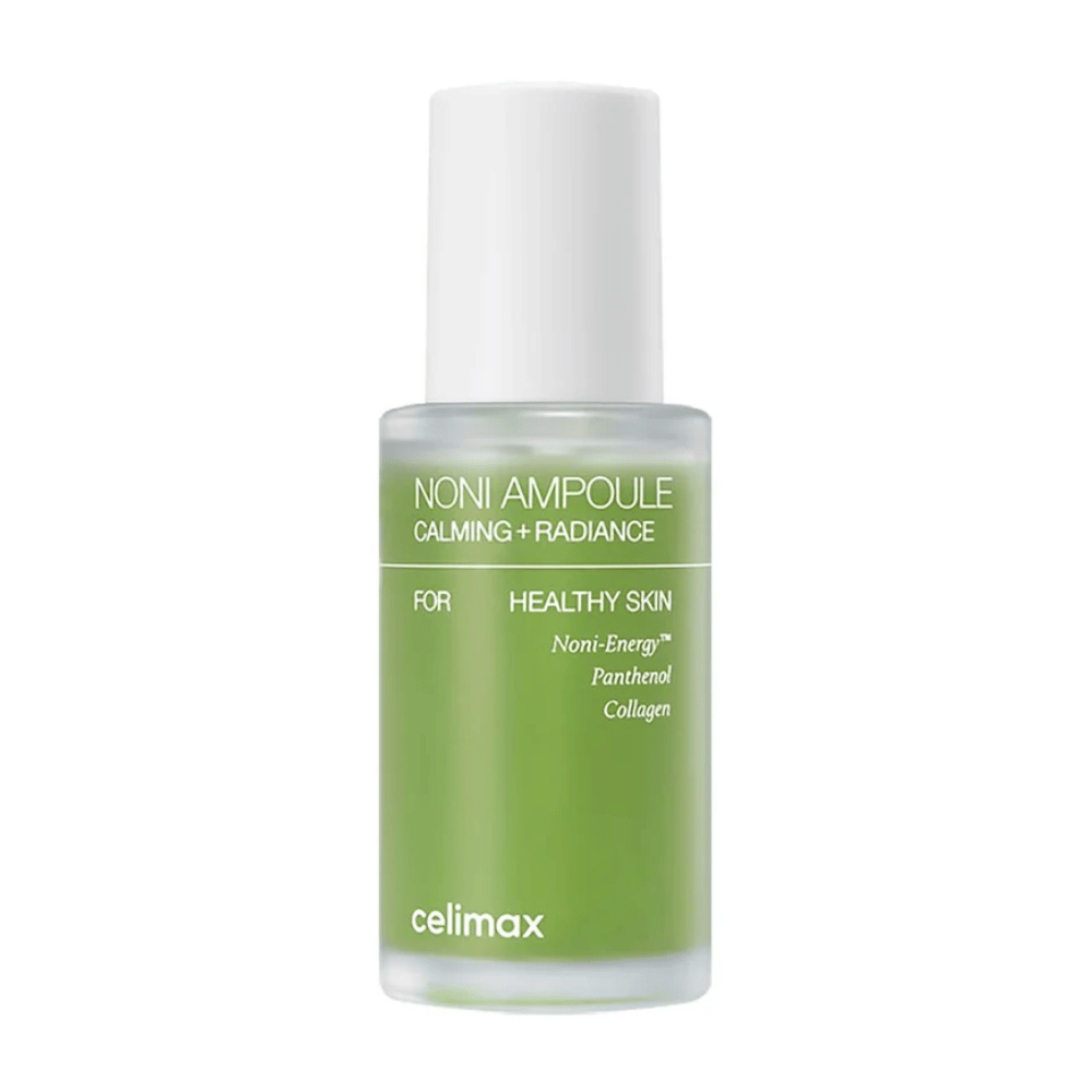 Celimax The Real Noni Ampoule er en ampull med beroligende og strålende effekt for sunn hud. Inneholder Noni-Energy™, panthenol og kollagen for å fukte og forbedre hudens elastisitet. Perfekt for daglig bruk for en frisk og strålende hud!