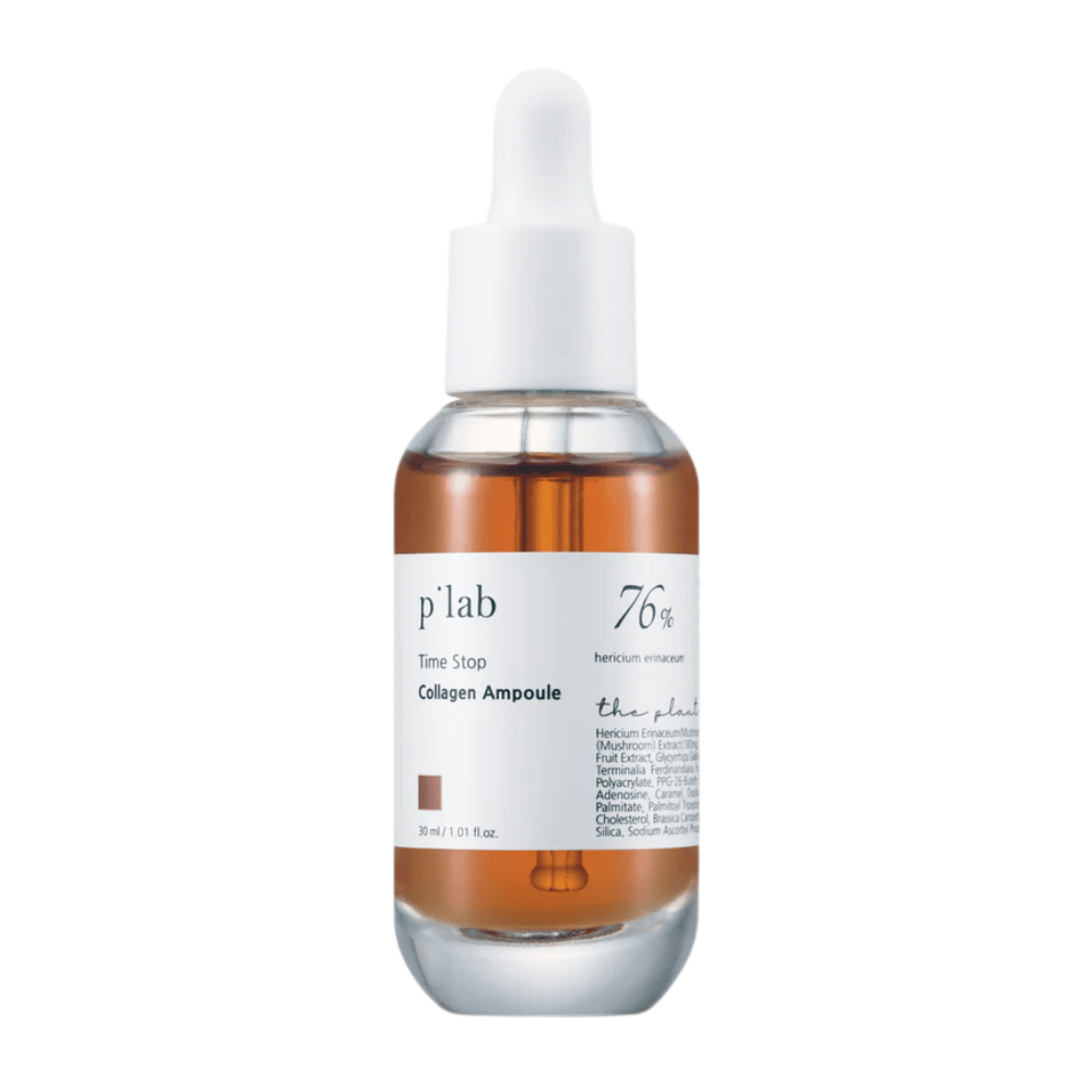 p’lab Time Stop Collagen Ampoule – Anti-aging ampulle for fastere og fuktet hud.

🍄 76% Hericium Erinaceum-ekstrakt – Styrker hudens elastisitet og fremmer kollagenproduksjonen.
💧 Dypt fuktighetsgivende – Gir næring og forbedrer hudens tekstur.
✨ Anti-aging effekt – Reduserer fine linjer og gir en ungdommelig glød.

Perfekt for en fastere og mer strålende hud!