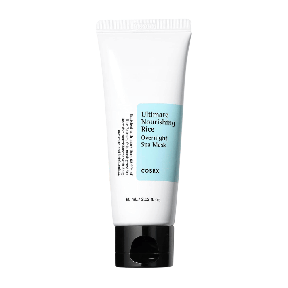 COSRX Ultimate Nourishing Rice Overnight Spa Mask 60 ml sovemaske med risekstrakt for fuktet og klar hud