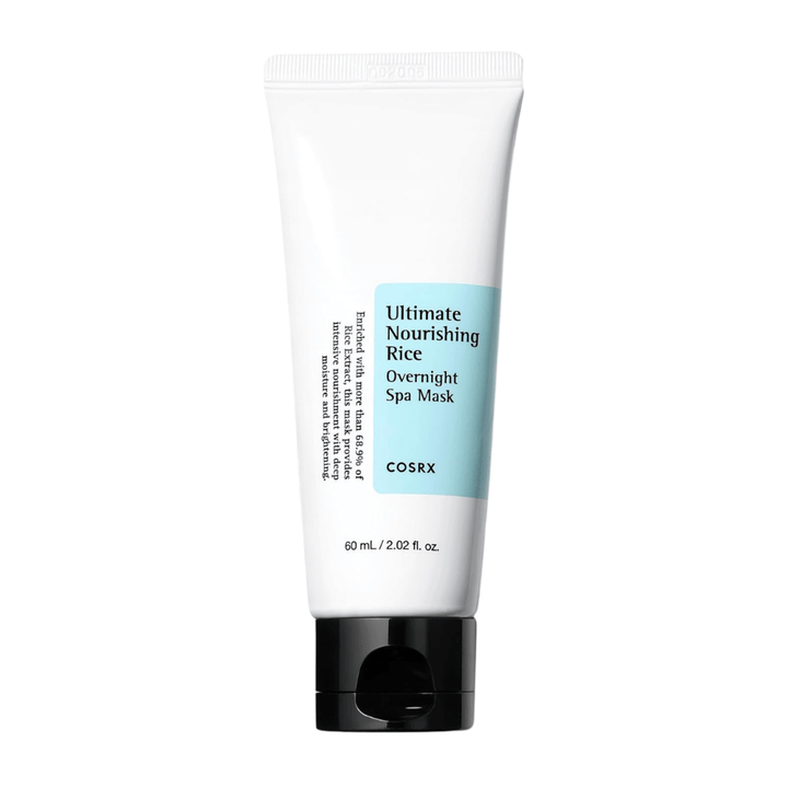 COSRX Ultimate Nourishing Rice Overnight Spa Mask 60 ml sovemaske med risekstrakt for fuktet og klar hud